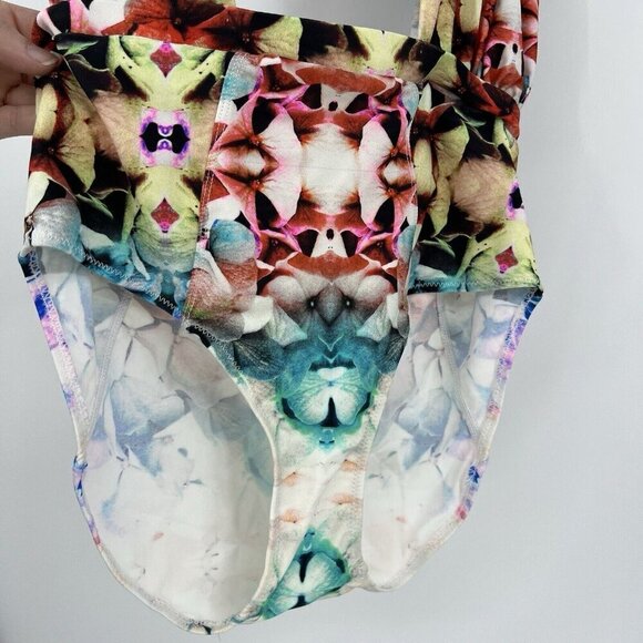 6 Shore Road by Pooja Multi Halter Tie One Piece Bathing Suit Swim XS Resort - Picture 2 of 7